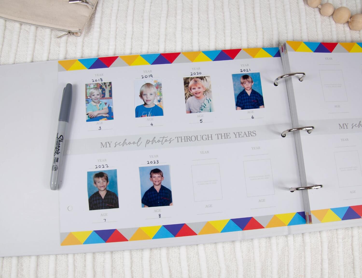 school memory book photos over the years